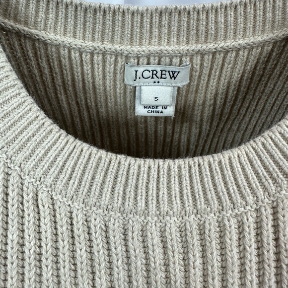 J crew ribbed knit tan vest size S - Picture 2 of 9